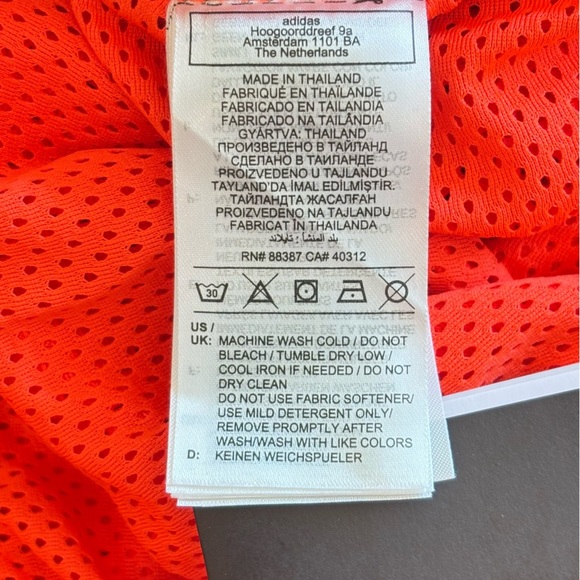 Adidas XL NWT orange climate, cool runners athletic basketball shorts - Picture 11 of 12